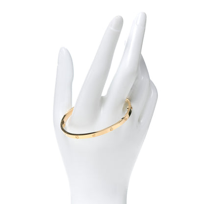 Cartier 18K Yellow Gold Small LOVE Bracelet 17 2 of 4