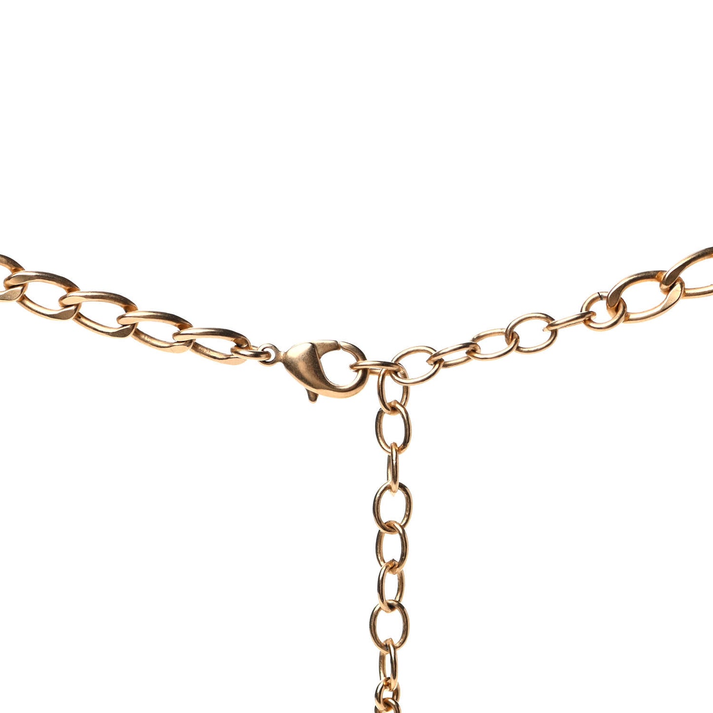 Metal Petit CD Choker Necklace Gold