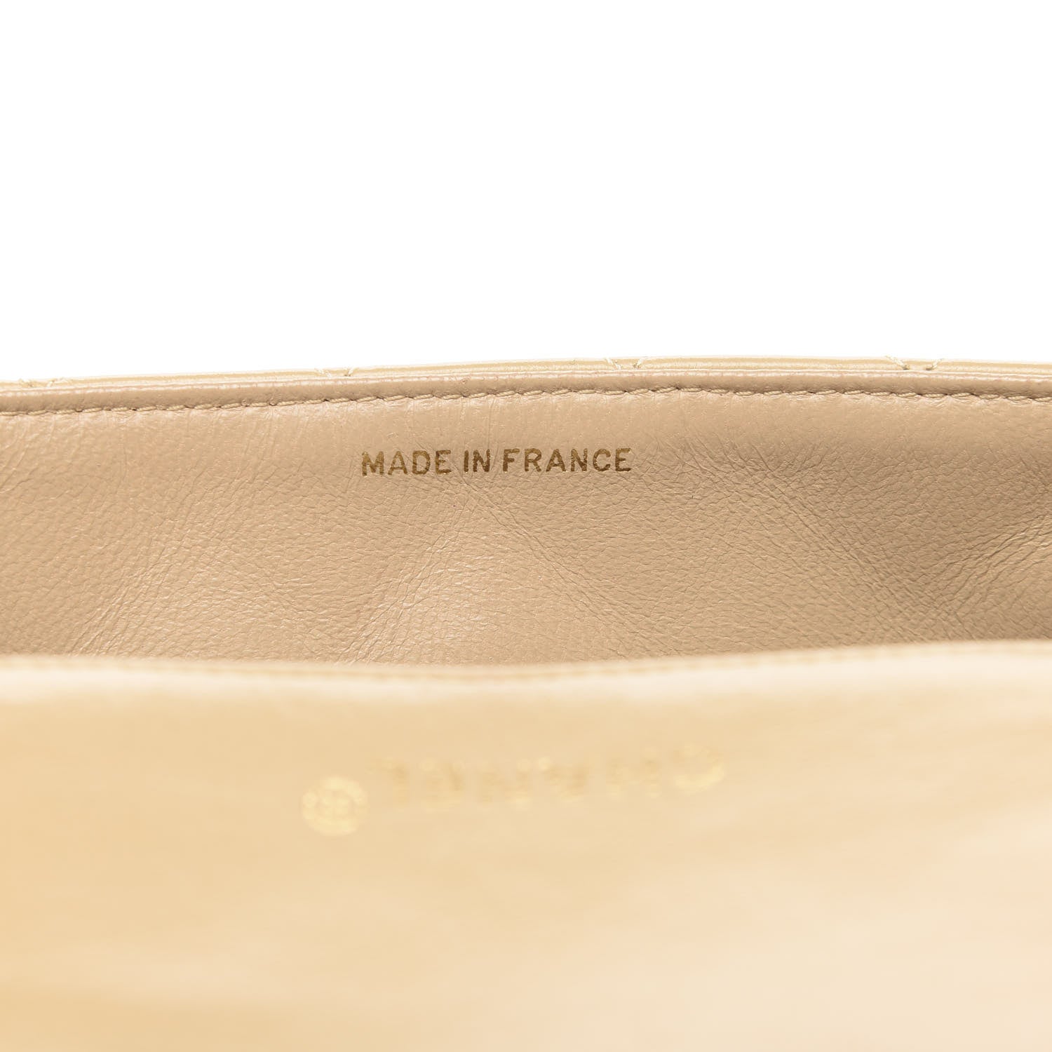 Chanel Lambskin Quilted Mini Square Flap Beige 12 of 12