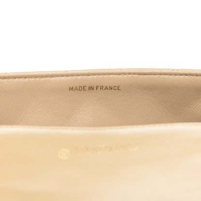 Chanel Lambskin Quilted Mini Square Flap Beige 12 of 12