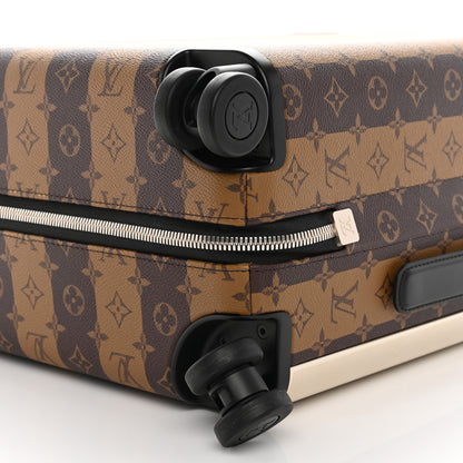 Louis Vuitton X NIGO Reverse Monogram Stripes Duck Horizon 55 Marron 8 of 9