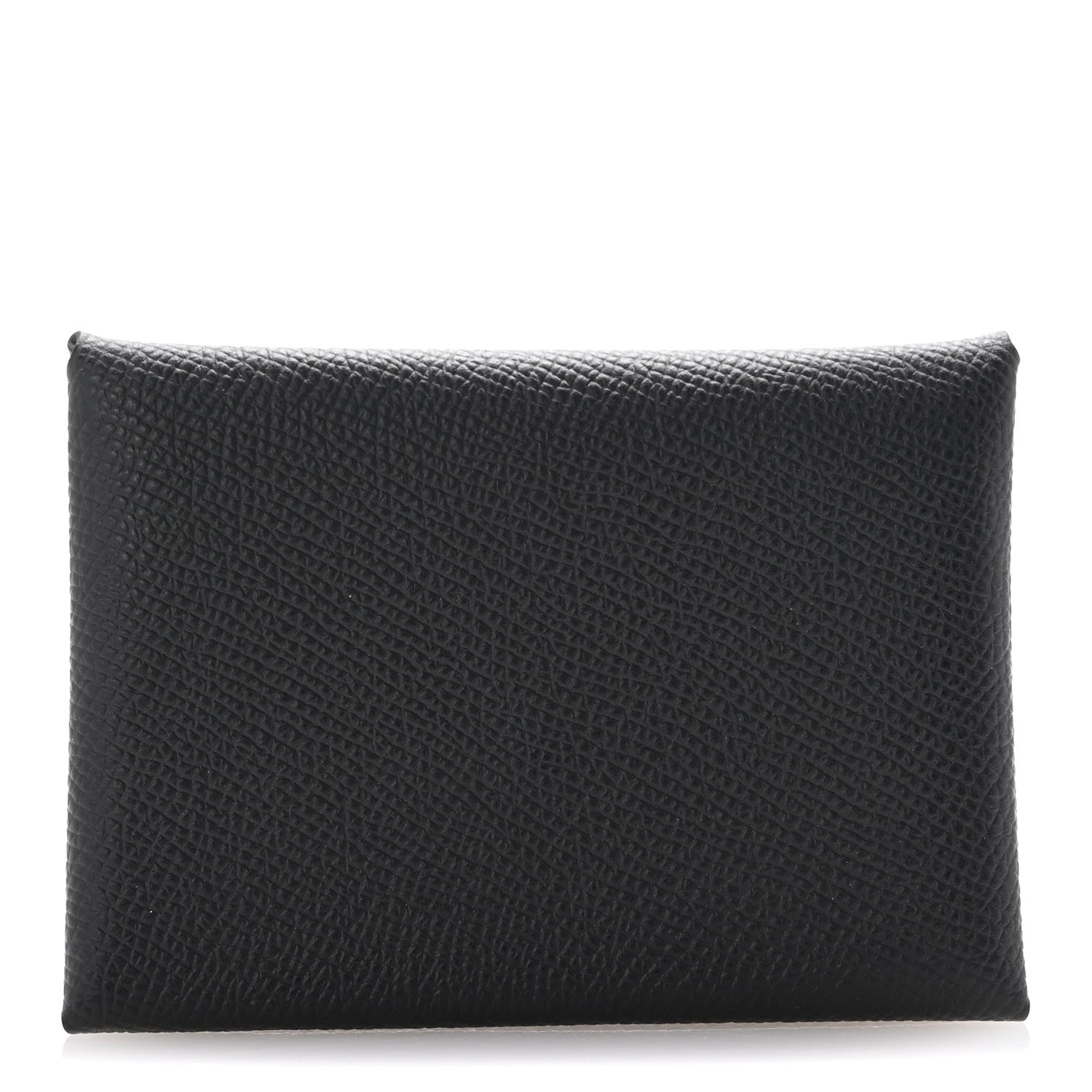Hermes Epsom Calvi Duo Card Case Black 1 of 8