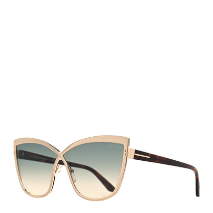 Tom Ford Sandrine Sunglasses TF715 Gold Tortoise 1 of 8