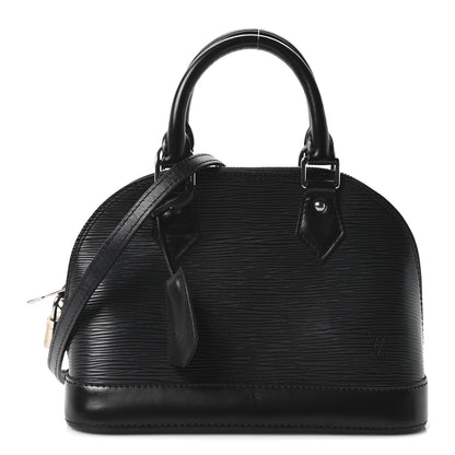 Louis Vuitton Epi Alma BB Black Black 1 of 9