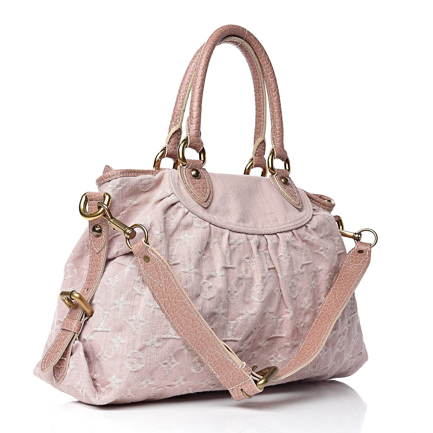 Louis Vuitton Denim Neo Cabby MM Rose 3 of 14