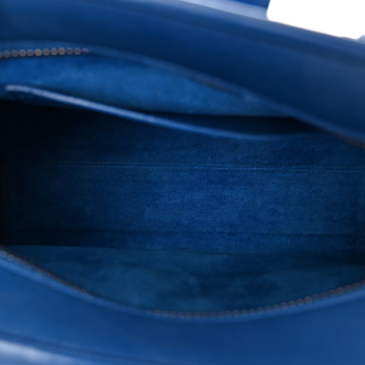 Saint Laurent Calfskin Monogram Baby Cabas Blue 5 of 12