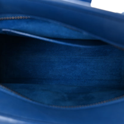Saint Laurent Calfskin Monogram Baby Cabas Blue 5 of 12