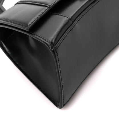 Balenciaga Shiny Box Calfskin Small Hourglass Top Handle Bag Black 9 of 10