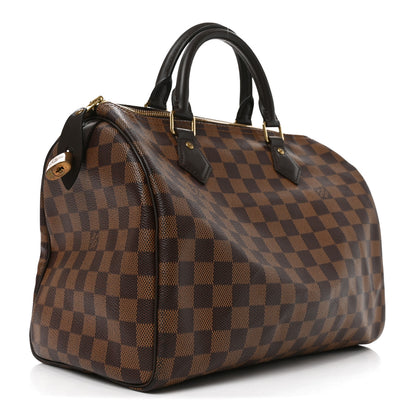 Louis Vuitton Damier Ebene Speedy 30 3 of 10