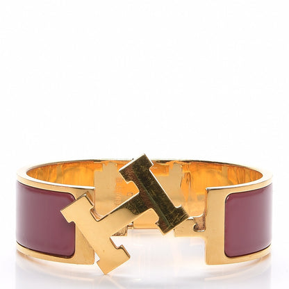 Hermes Enamel Wide Clic Clac H Bracelet PM Muscat 3 of 6