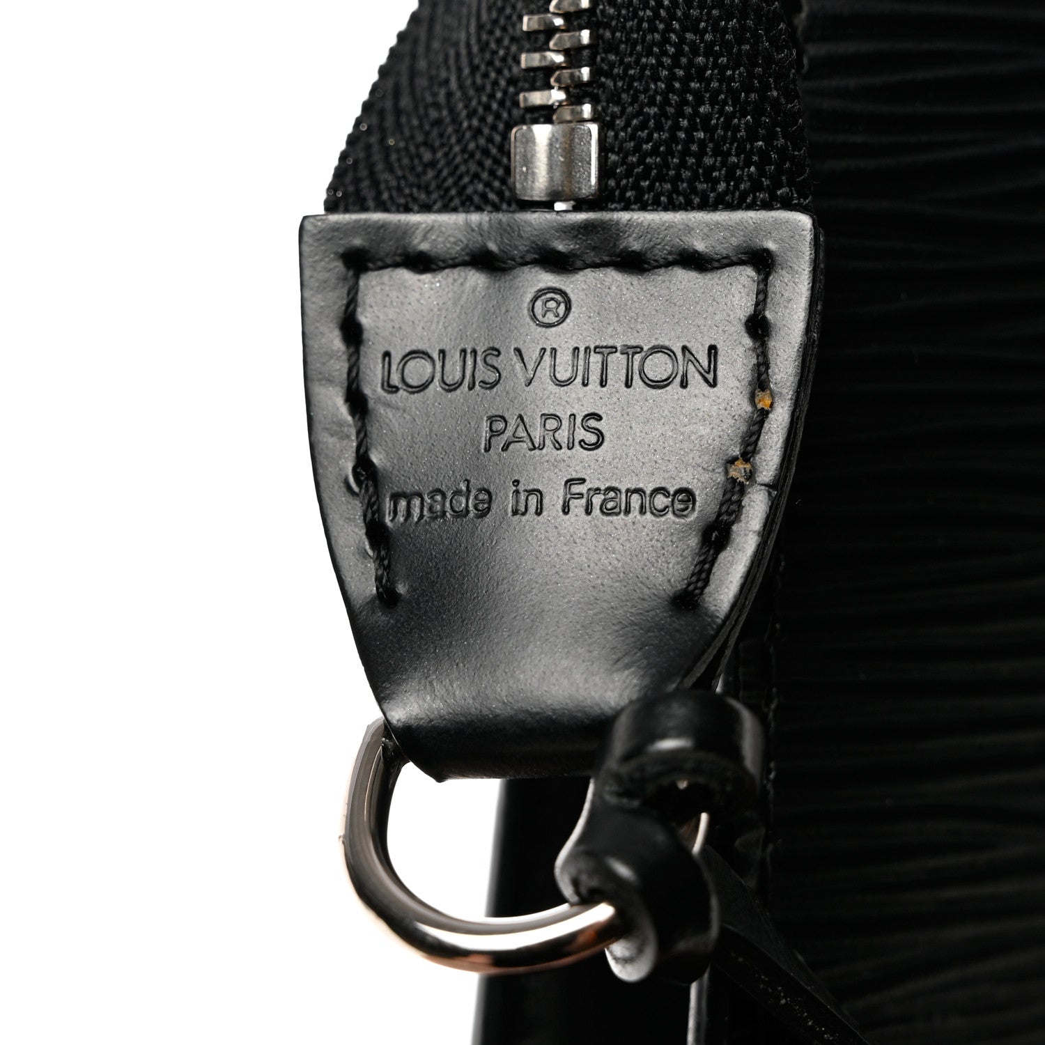 Louis Vuitton Epi Pochette Accessories 24 Black 6 of 8