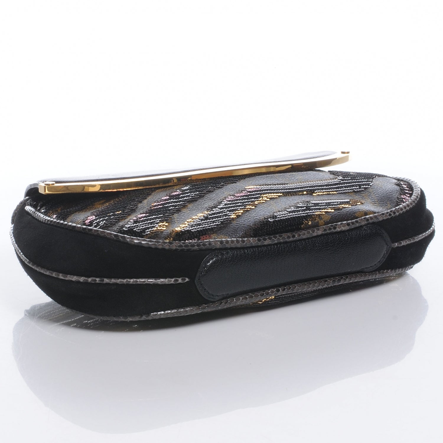 Louis Vuitton Monogram Savage Tiger Clutch Bordeaux 4 of 8