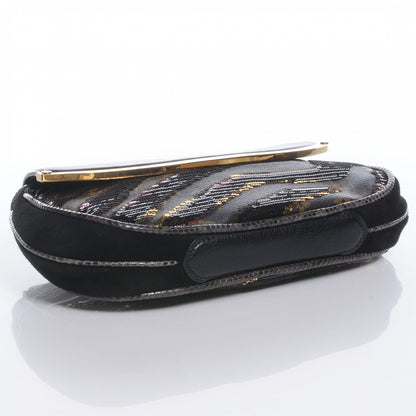 Louis Vuitton Monogram Savage Tiger Clutch Bordeaux 4 of 8