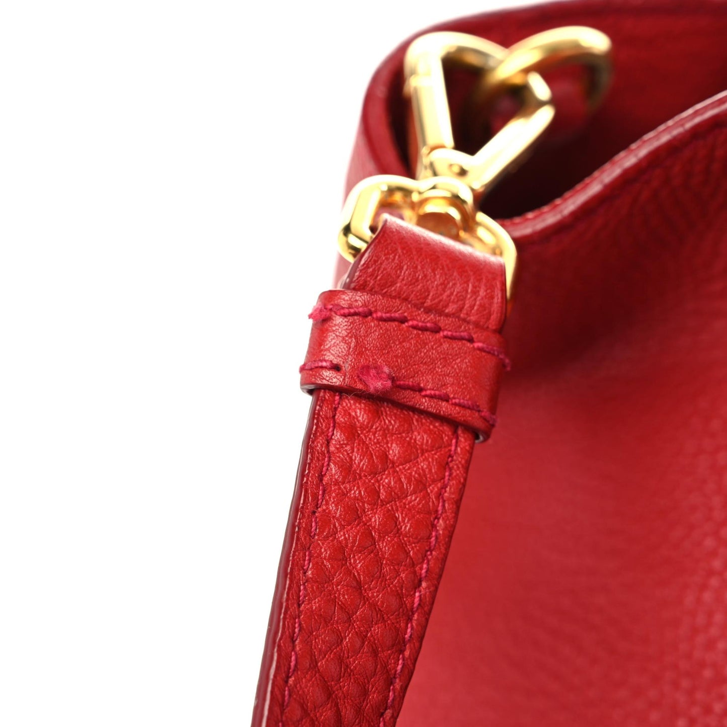 Vitello Daino Tote Rosso