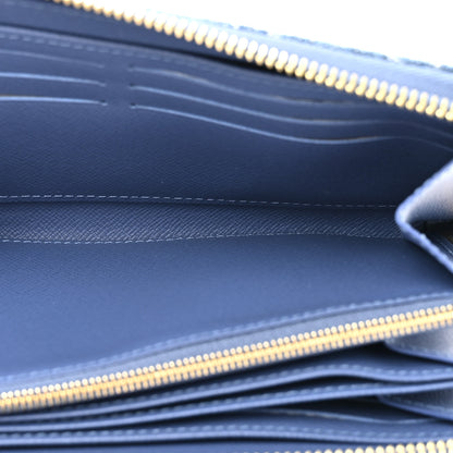 Louis Vuitton LV X TM Monogram Denim Cerises Zippy Wallet Blue 5 of 9