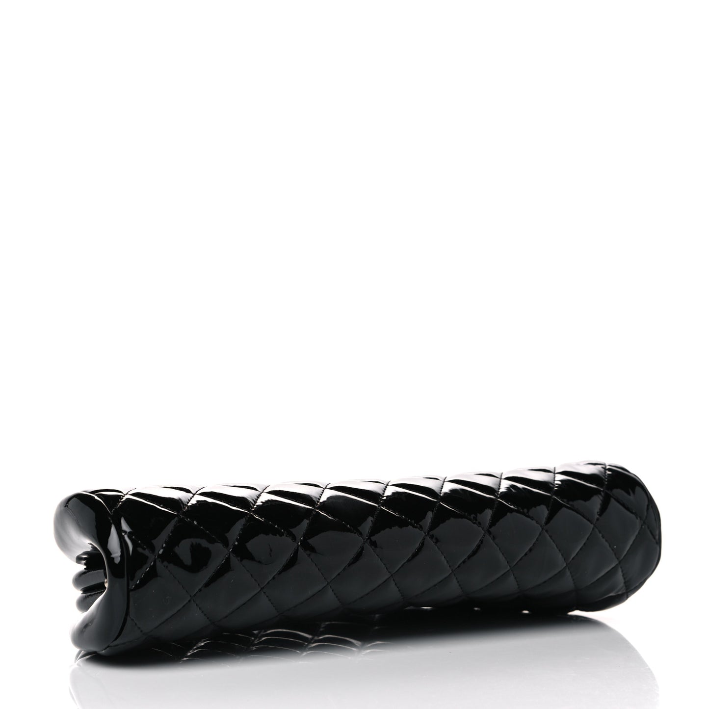 Patent Quilted Timeless Clutch Black