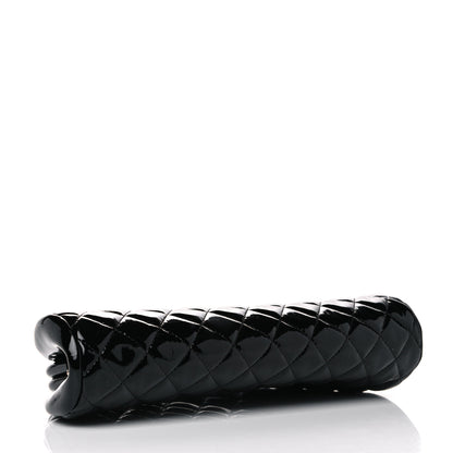 Chanel Patent Quilted Timeless Clutch Black 3 of 7