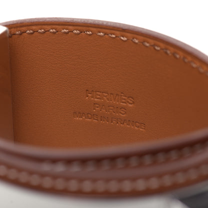 Hermes Barenia Collier De Chien CDC Bracelet L Fauve 4 of 5