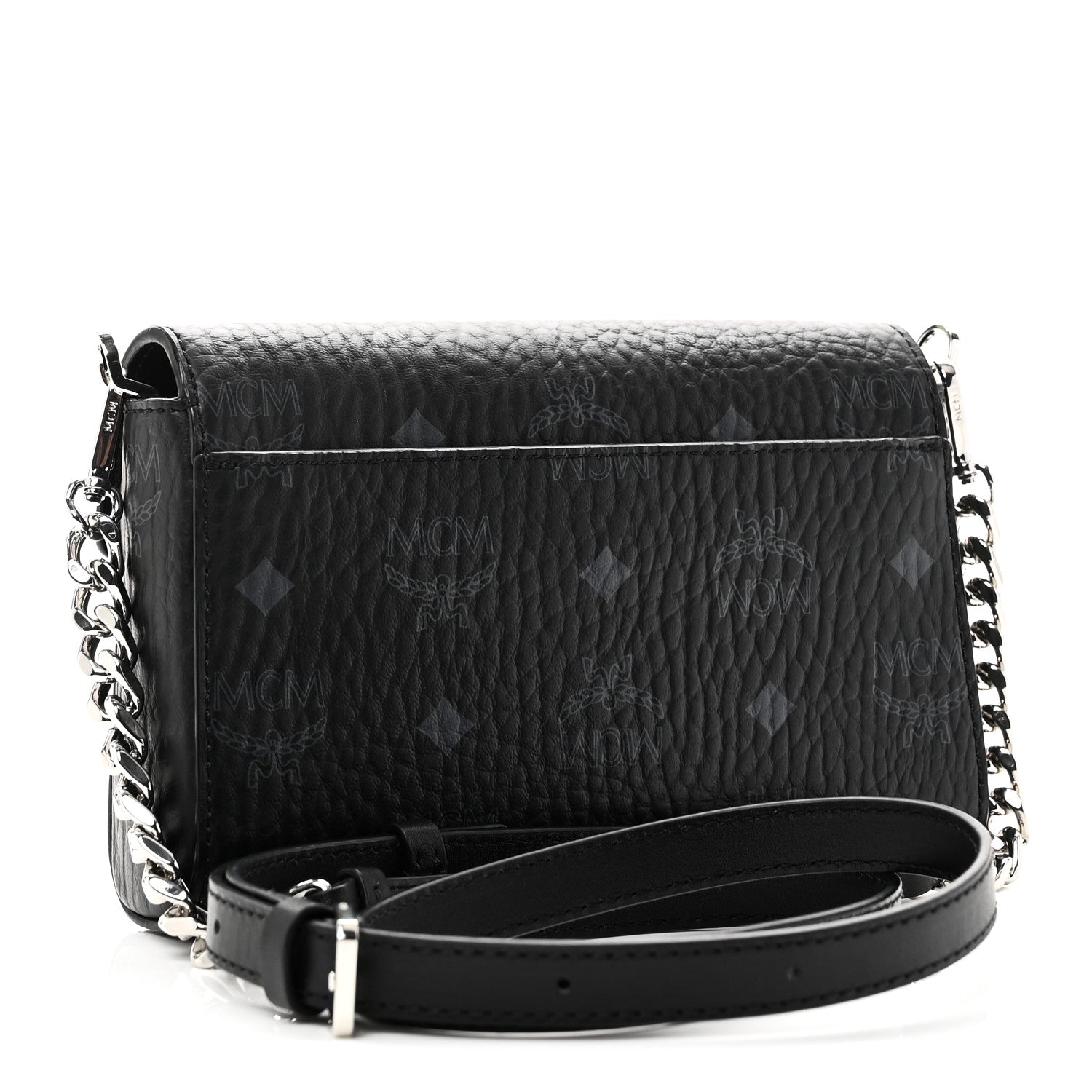 MCM Visetos Tracy Crossbody  Black 2 of 8