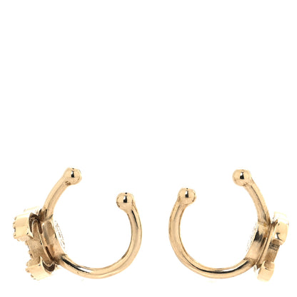 Chanel Metal Strass Lip Ring Set Gold 3 of 5