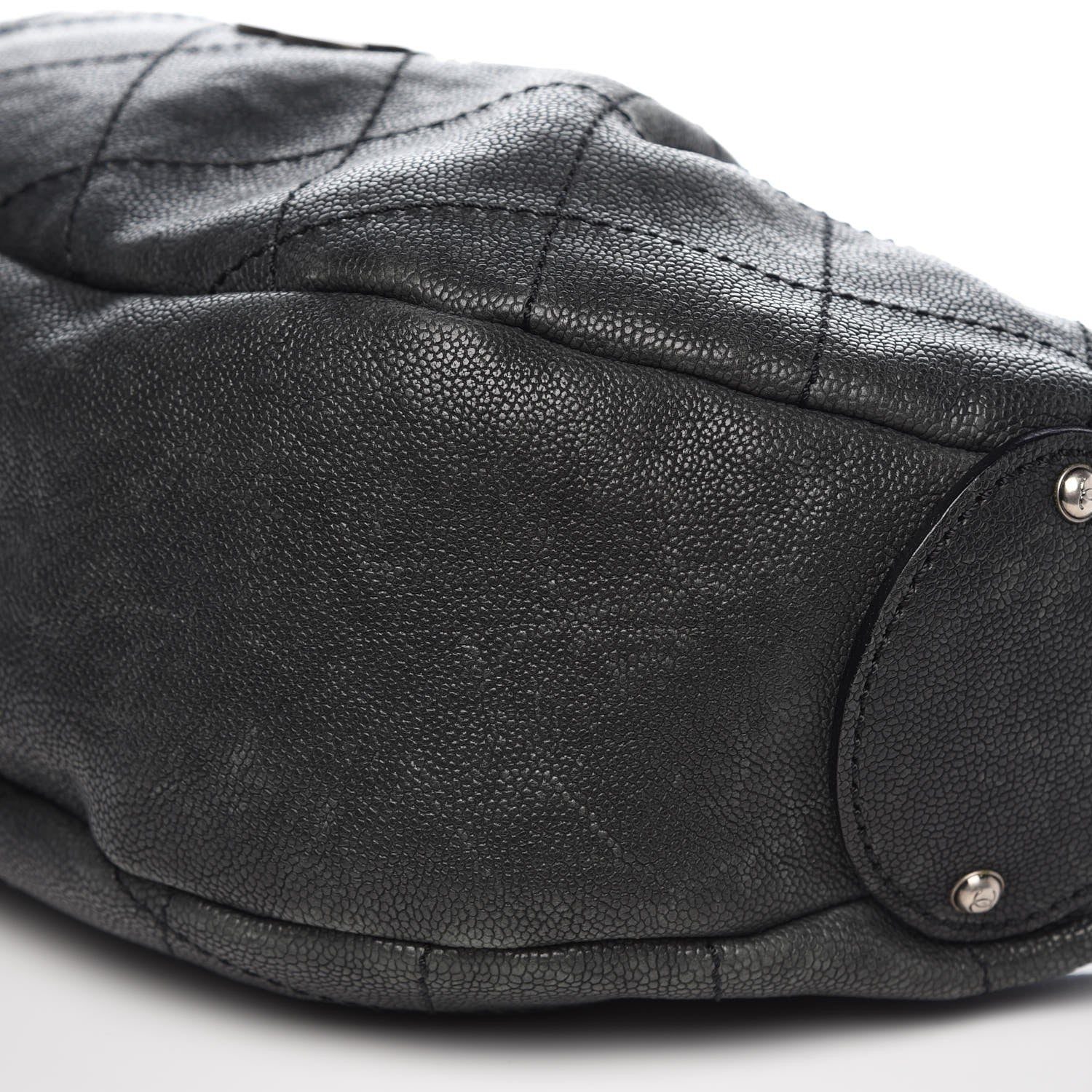 Chanel Caviar Large Outdoor Hobo Black 10 of 11