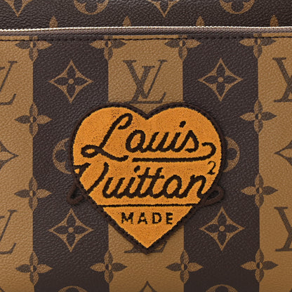 Louis Vuitton X NIGO Reverse Monogram Stripes Trio Messenger 7 of 10