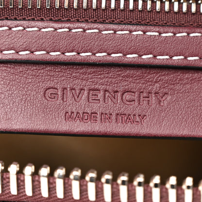 Givenchy Calfskin Small Bi-Color Topstitch Antigona Oxblood Black 6 of 13