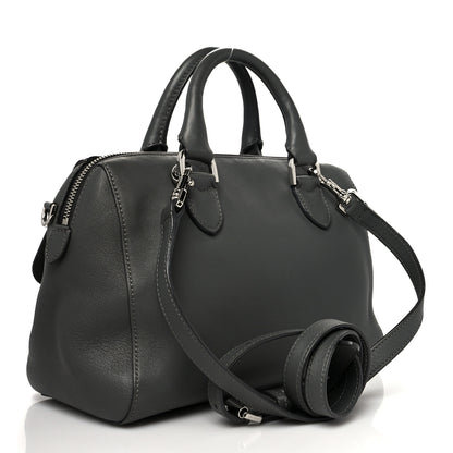 Mulberry Glossy Goatskin Medium Del Rey Satchel Black 2 of 10