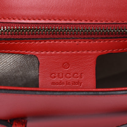 Gucci Ruinart Calfskin Medium Lady Web Shoulder Bag Hibiscus Red 7 of 10