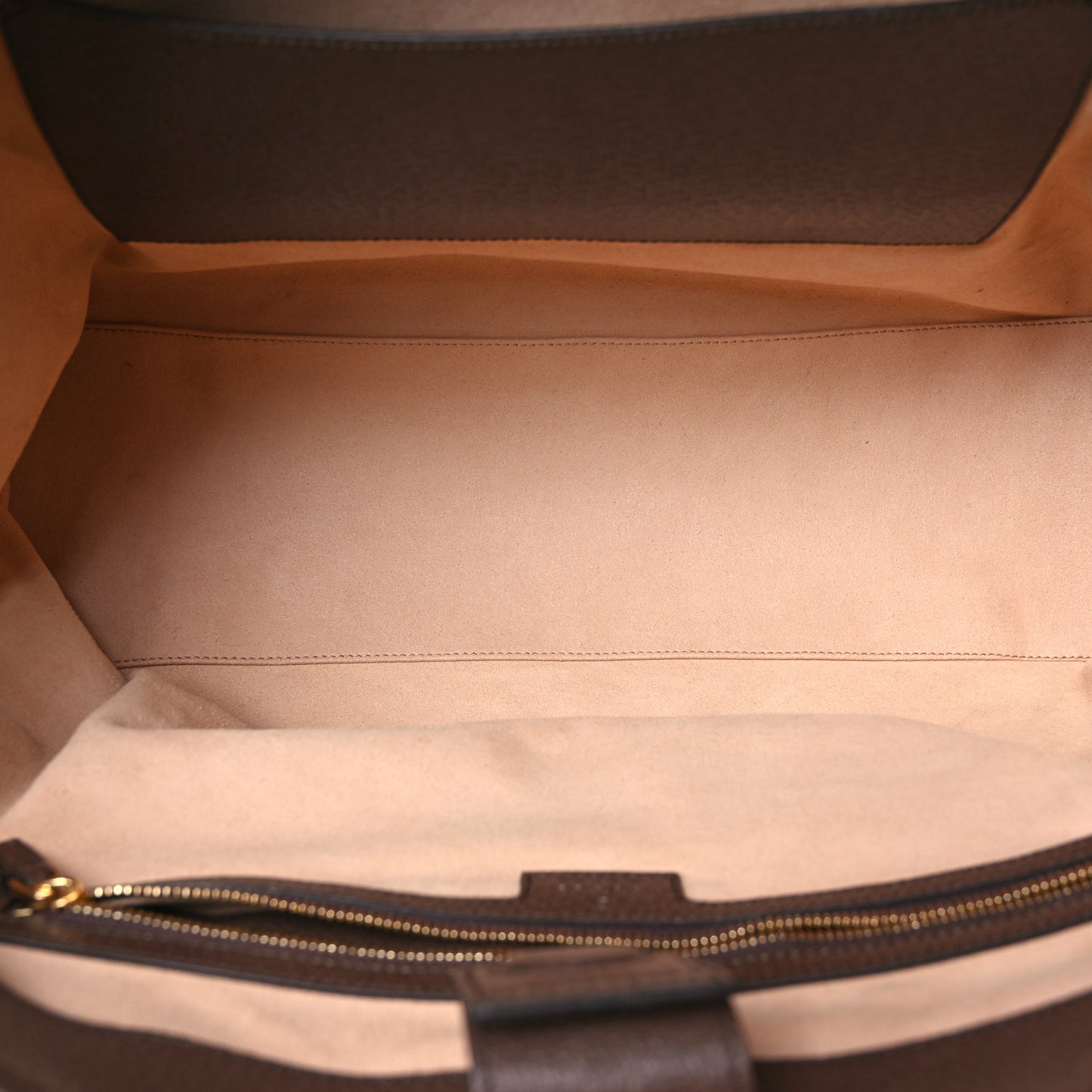 GG Supreme Monogram Medium Ophidia Shopping Tote Brown