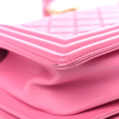Chanel Calfskin Quilted Small Boy Flap Pink 6 of 13