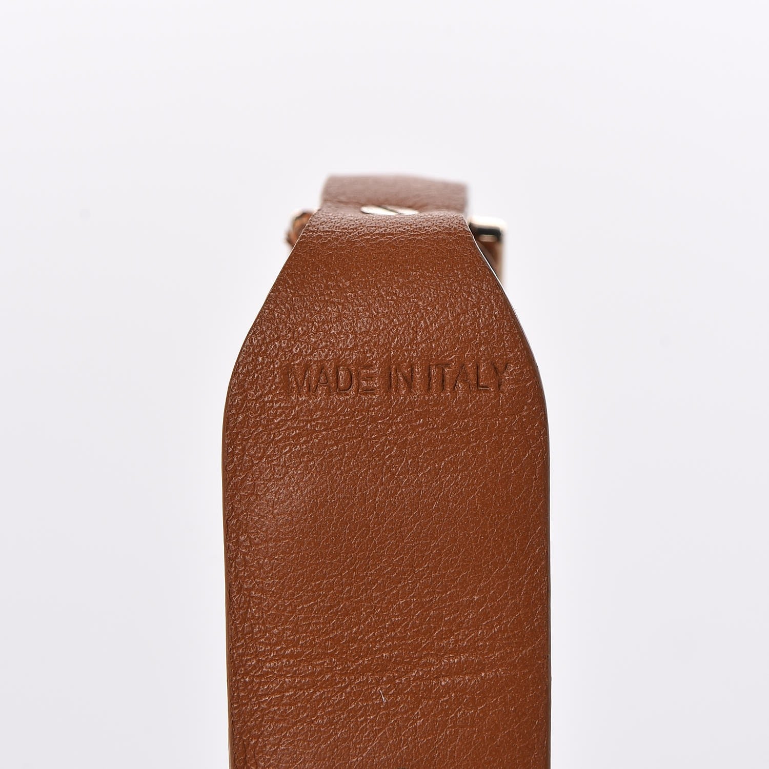 Valentino Garavani Calfskin Macro Rockstud Bracelet Camel 4 of 4