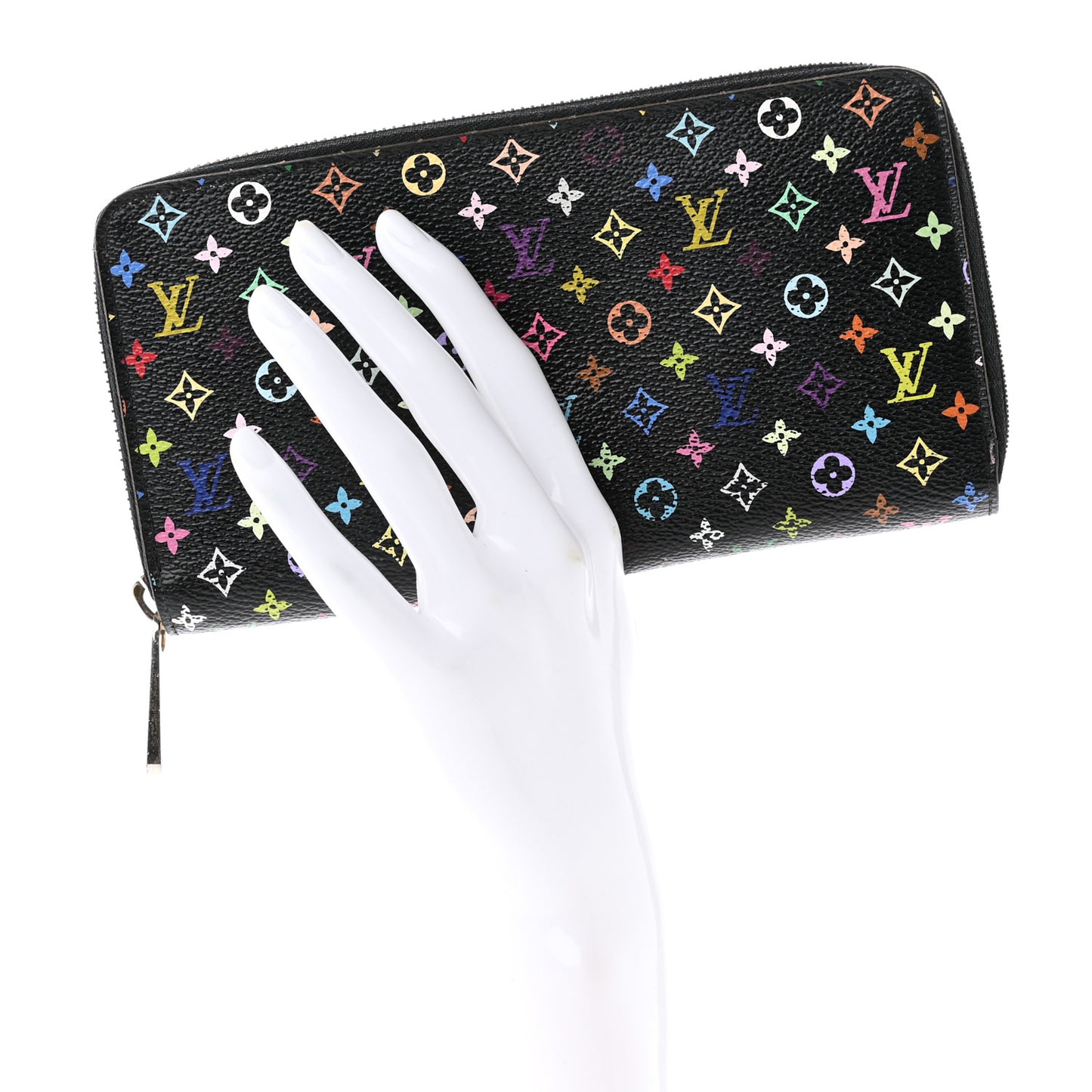 Monogram Multicolor Zippy Wallet Black Grenade