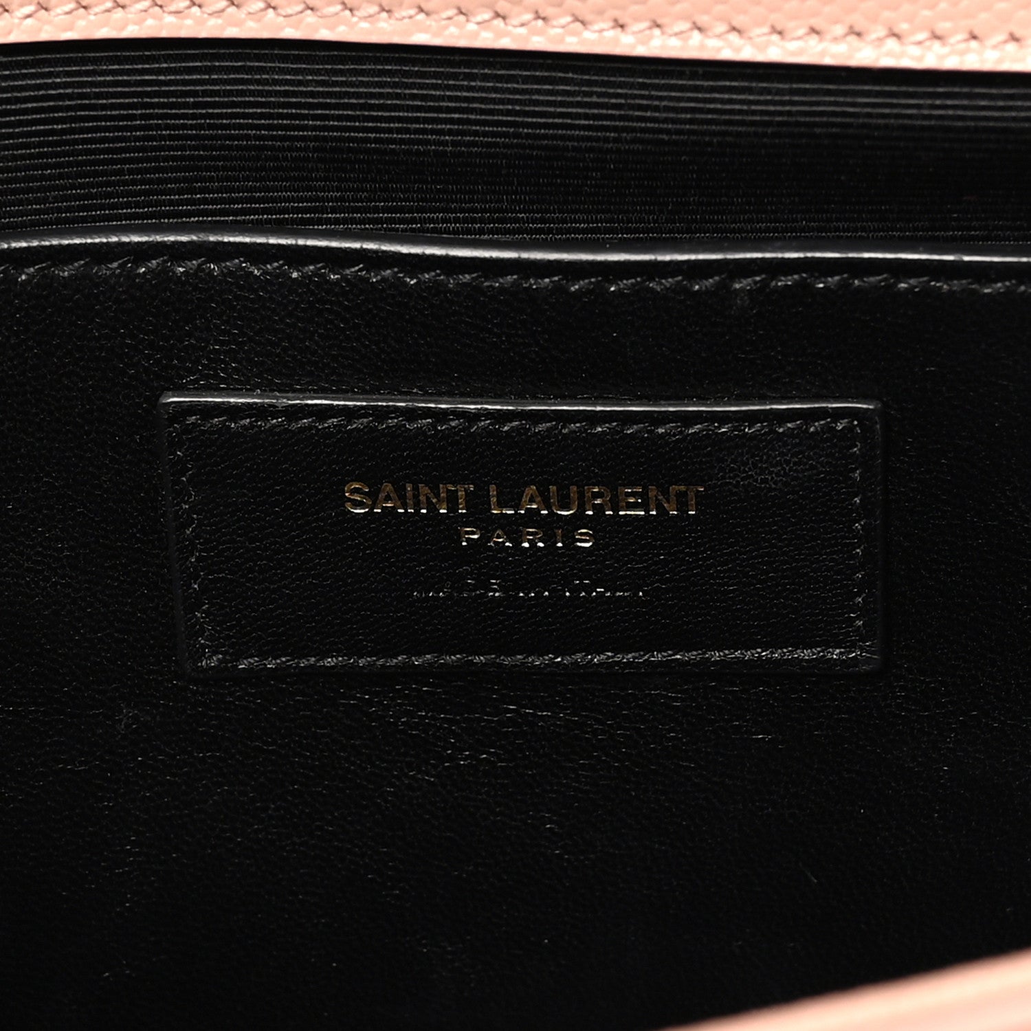 Saint Laurent Calfskin Classic Monogram Cassandre Clutch Blush 6 of 7