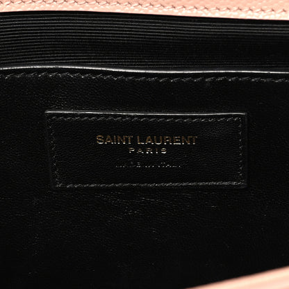Saint Laurent Calfskin Classic Monogram Cassandre Clutch Blush 6 of 7