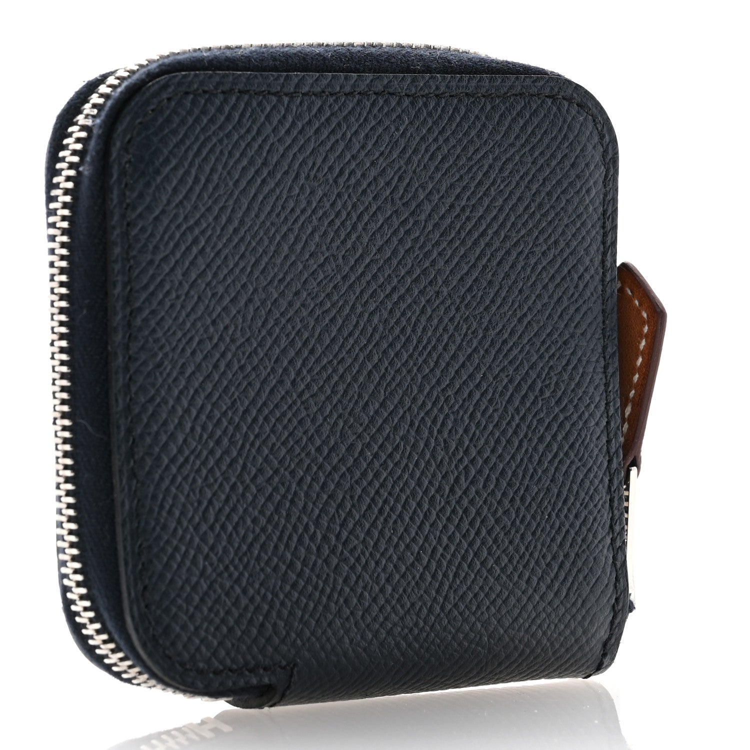 Hermes Epsom Silk'in Coin Purse Bleu Indigo 3 of 6