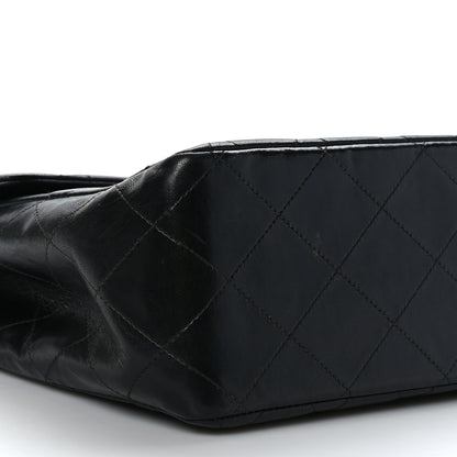 Chanel Lambskin Quilted Jumbo Single Flap Black 8 of 9