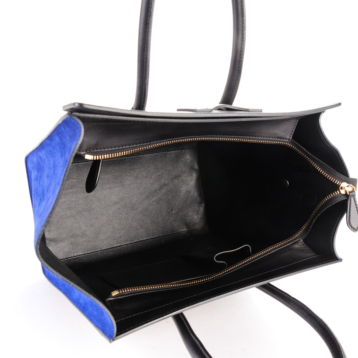 Elephant Calfskin Mini Tri-Color Luggage Sand