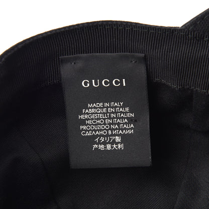 Gucci Cotton Web Baseball Hat S Black 8 of 8