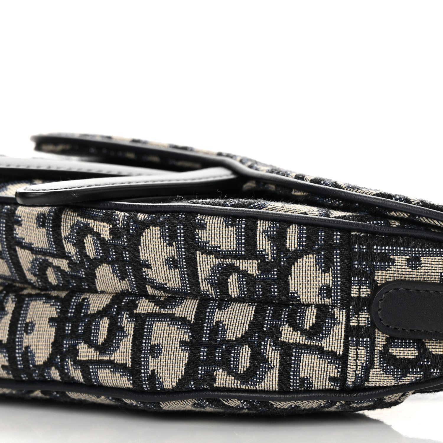 Christian Dior Oblique Mini Saddle Bag Blue 10 of 11