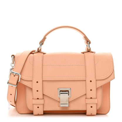 Proenza Schouler Lambskin Tiny PS1 Satchel Peach 1 of 10