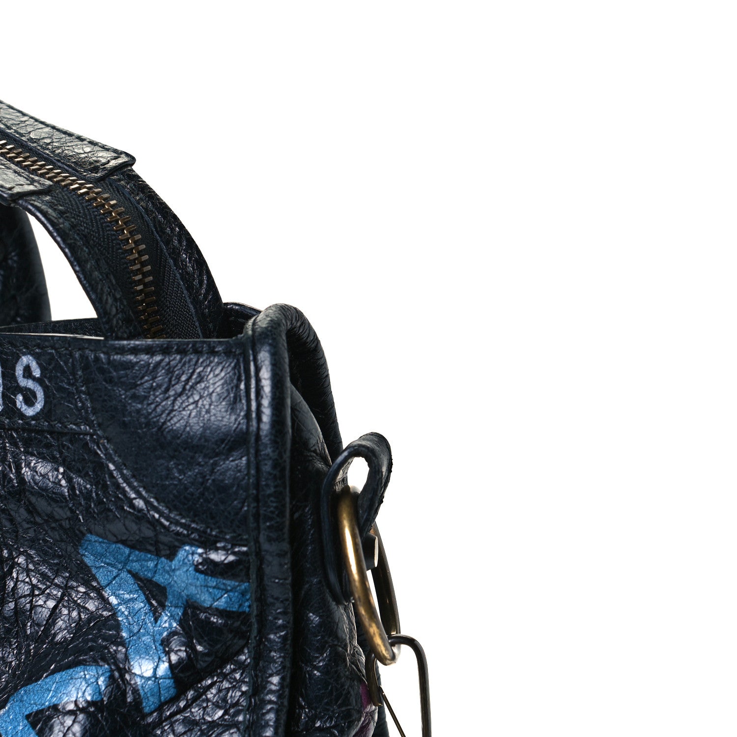 Balenciaga Agneau Graffiti All Over Classic Hardware S City Black Multicolor 13 of 14