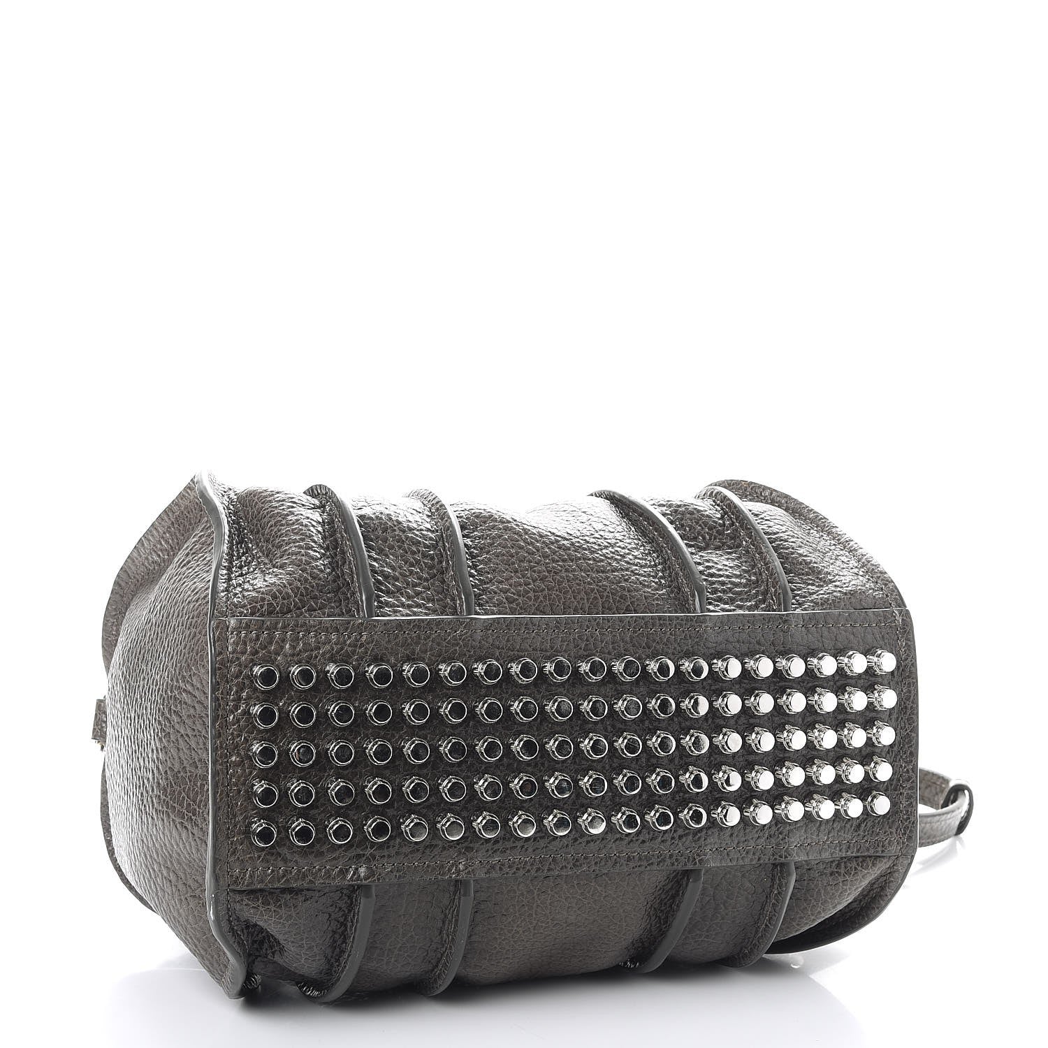 Alexander Wang Pebbled Lambskin Inside Out Rocco Grey 4 of 7