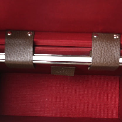 Gucci GG Supreme Monogram Globe-Trotter Beauty Case Brown 5 of 10