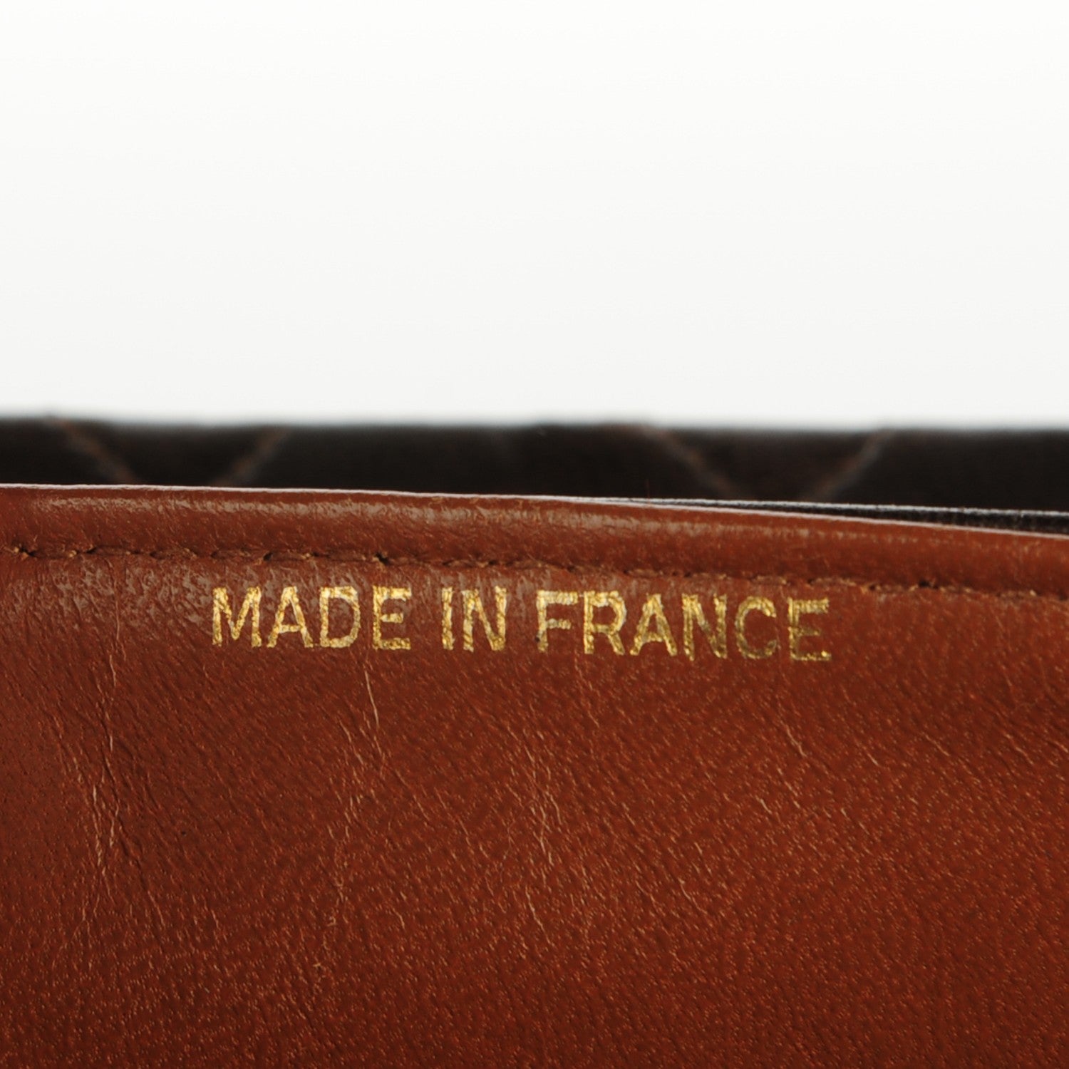 Chanel Lambskin Quilted Medium Double Flap Dark Brown 6 of 8