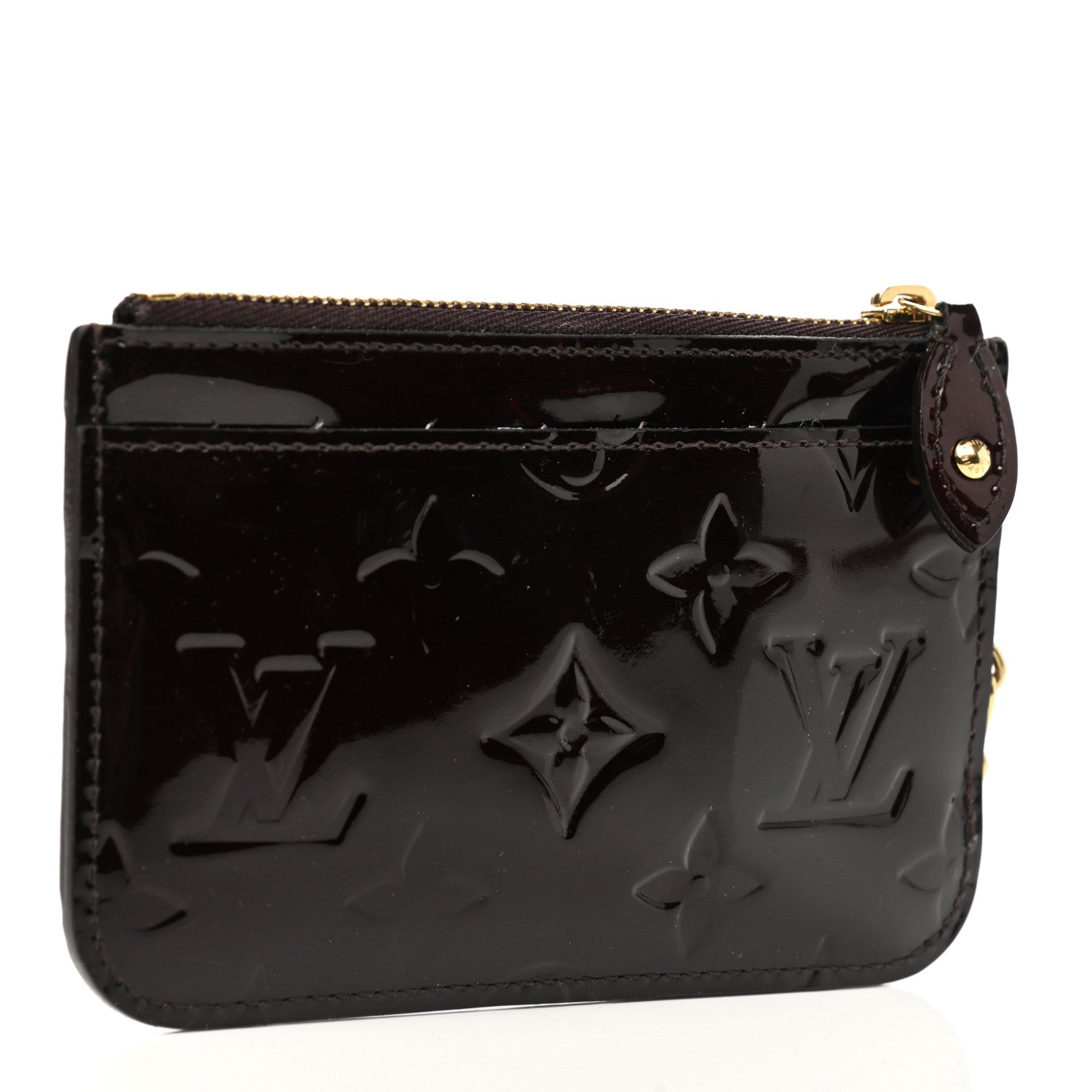 Louis Vuitton Vernis Key Pouch Amarante 3 of 7