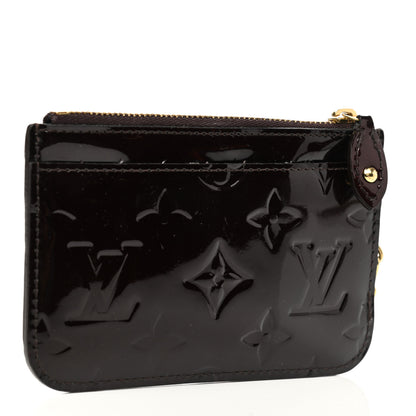 Louis Vuitton Vernis Key Pouch Amarante 3 of 7