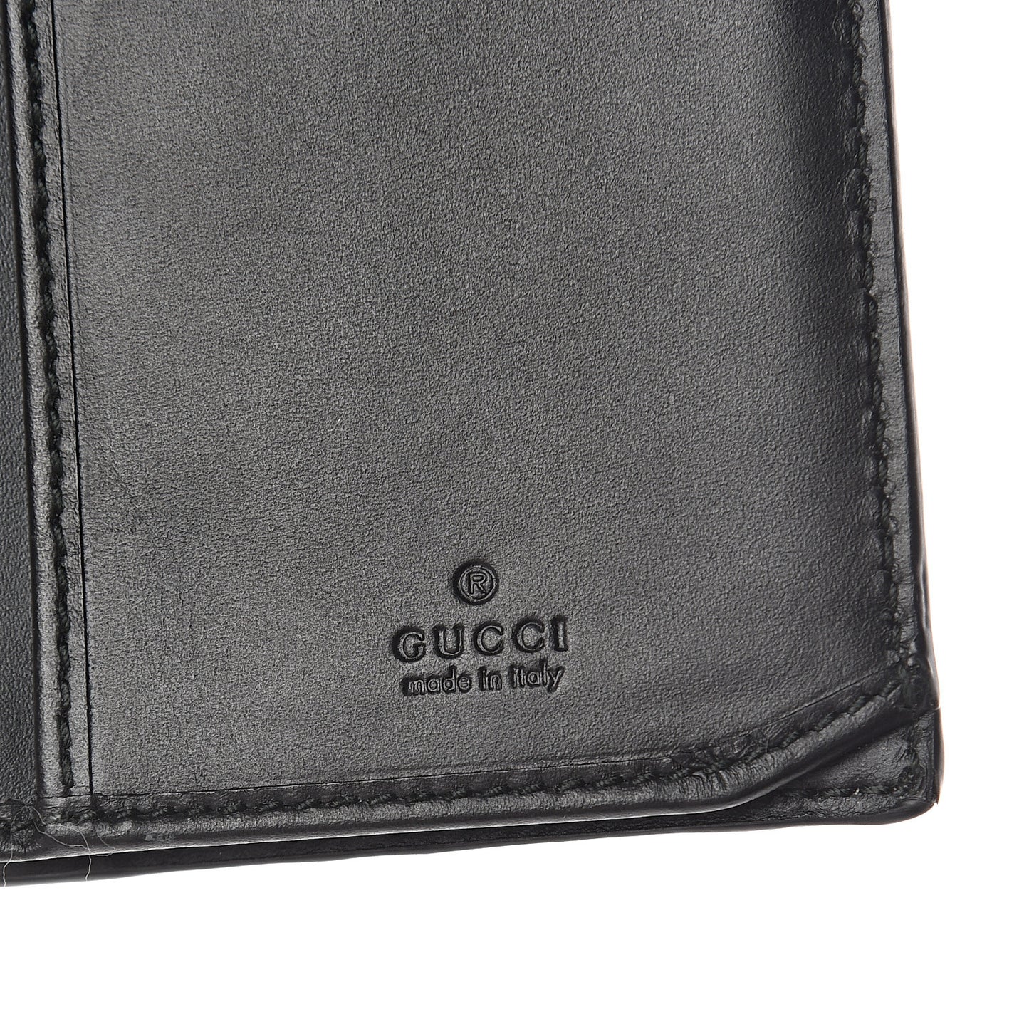 Guccissima Signature Dorian Long Wallet Black