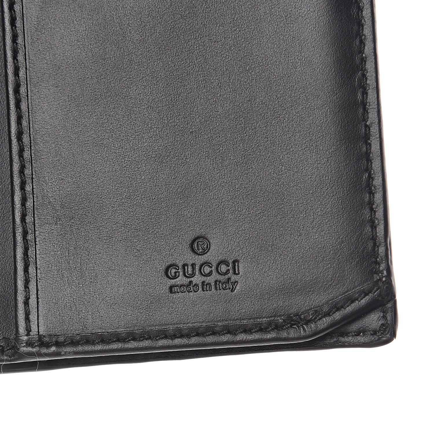 Gucci Guccissima Signature Dorian Long Wallet Black 5 of 5