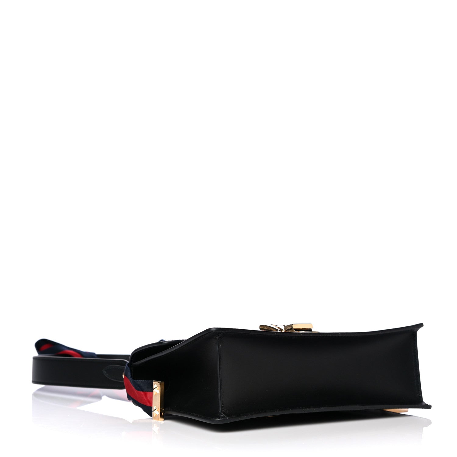 Gucci Calfskin Small Sylvie Shoulder Bag Black 4 of 11